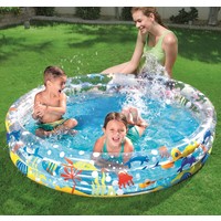 Bestway 51004 3 Halkalı Plaj Ortamı Desenli Havuz (152 * 30 Cm)