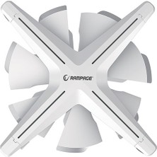 Rampage X12 Rgb Kıt Rgb 1200RPM Gaming Oyuncu Kasa Fan Kiti Beyaz