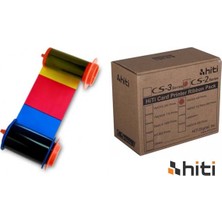 Hiti CS-2 Ribon YMCKO 400 Baskı Renkli Ribon+Çip