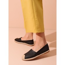Shoes Time Babet  Siyah Deri