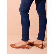 Shoes Time Babet  Taba Deri