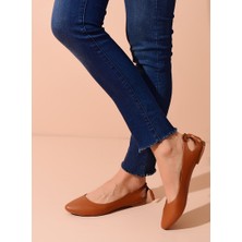 Shoes Time Babet  Taba Deri