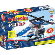 Furkan Toys F-Blocks Polis Seri 126 Parça