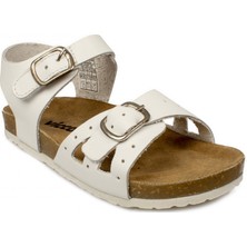 Vicco 905.p20Y.085 Patik Deri Beyaz Çocuk Sandalet