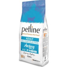 Petline Natural Premium Seafood Hamsili Yetişkin Kedi Maması 1,5 kg