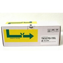 Bitoner Kyocera TK5270 Yüksek Kapasite Muadil Toner 9.000 Sayfa Sarı