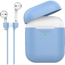 Promate Podkit AirPods Kılıfı Silikon ve Kulaklık Boyun Askı Aparatı İkili Set