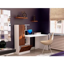 Tdesigno Berlin  Kitaplıklı Çalışma Masası 150 cm