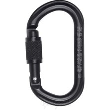 Petzl Ok Screw-Lock Karabina Siyah