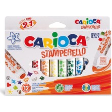 Carioca Stamperello Damga Ve Keçeli Kalem 12Li