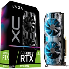 EVGA Gaming GeForce RTX 2070 SUPER XC 8GB 256Bit GDDR6 RGB (DX12) PCI-E 3.0 Ekran Kartı (08G-P4-3172-KR)