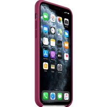 Apple iPhone 11 Pro Max Silikon Kılıf Nar - MXM82ZM/A