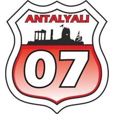 Sticker Fabrikası Antalyalı Sticker  10 x 11 cm Renkli
