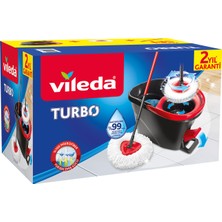 Vileda Turbo Pedallı Temizlik Seti + 1 Yedek