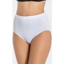 Miss Fit Yüksek Bel Düz / Desensiz Kadın Slip Külot 1008