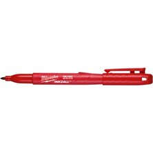 Milwaukee T48223170 Ağır Hizmet Tipi Inkzall İşaretleme Kalemi İnce Uçlu 1 mm Kırmızı