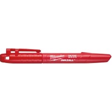 Milwaukee T48223170 Ağır Hizmet Tipi Inkzall İşaretleme Kalemi İnce Uçlu 1 mm Kırmızı