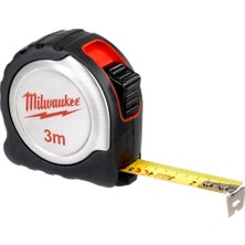 Milwaukee T4932451637 Ağır Hizmet Tipi Inox Gövdeli Şerit Metre 3m