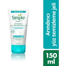 Simple Daily Skin Detox Arındırıcı Yüz Temizleme Jeli Temiz Ve Parlamayan Bir Cilt İçin 150 ml