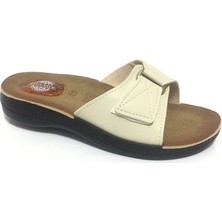 Elis Poly Kadın Ev Terlik Günlük Rahat Bej