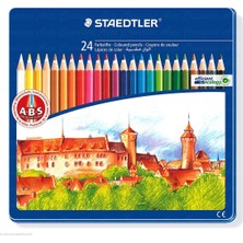 Staedtler 24’lü Teneke Kutu Kuru Boya