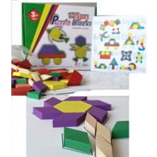 Wooden Toys Tangram Puzzle Eğitim Seti 125 Parça