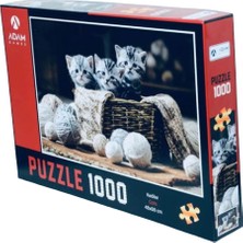 Adam Games Kedi Temalı 1000 Parça Puzzle