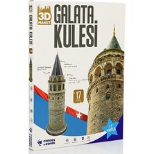 Curious & Genius Galata Kulesi 17 Parça 3D Puzzle