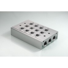 Motion Valf Manifoltları 1/8 Plate 1/8 Üçlü Manifolt