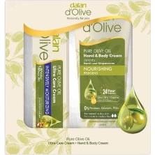 Dalan D Olive Set Intensive Yoğun Bakım Kremi 20 ml  & El ve Vücut Kremi 75ML