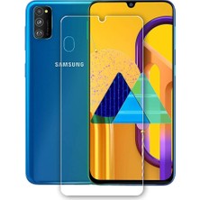 Engo Samsung Galaxy M30S Ekran Koruyucu 9H Temperli Kırılmaz Esnek Nano Cam, Çizilmeye Dayanıklı Koruma, HD Şeffaf