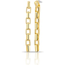 Forentina Sallantılı Sarı Küpe