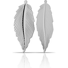 Forentina Beyaz Yaprak Küpe