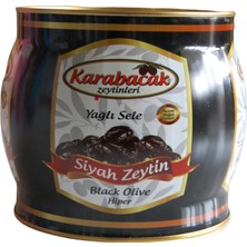 Karabacak Siyah Zeytin Hiper Boy 2 Kğ Teneke Kutu