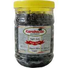 Karabacak Siyah Zeytin Süper Boy 1 Kğ Pet Kavanoz