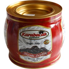 Karabacak Siyah Zeytin Mega Boy 2 Kğ Teneke Kutu