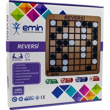 Emin İş Eğitimi Ahşap Reversi Zeka ve Strateji Oyunu