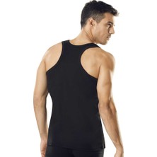 Namaldı 3 Adet Arkası Çapraz  Pamuk Ribana Erkek Atlet