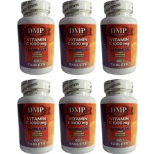 Dmp Vitamin C 1000 mg -  Çinko Kara Mürver Cordyceps Ekinezya 60 Tablet C Vitamini 6 Kutu