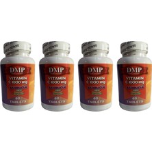 Dmp Vitamin C 1000 mg -  Çinko Kara Mürver Cordyceps Ekinezya 60 Tablet C Vitamini 4 Kutu