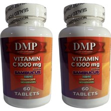 Dmp Vitamin C 1000 mg -  Çinko Kara Mürver Cordyceps Ekinezya 60 Tablet C Vitamini 2 Kutu