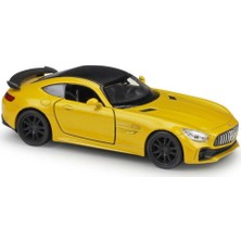 Welly Mercedes Amg Gt 1:36 Çek Bırak Metal Model Araba - Sarı