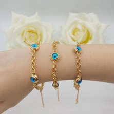 Alzey Gold 22 Ayar Altın Kaplama Bileklik