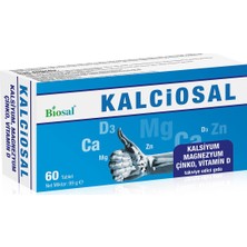 Biosal Kalsiyum Magnezyum Çinko Tablet + Ginkgo Biloba Tablet