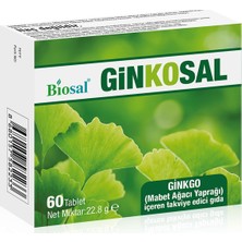 Biosal Kalsiyum Magnezyum Çinko Tablet + Ginkgo Biloba Tablet