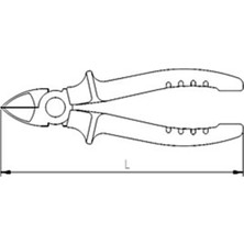 İzeltaş Yan Keski Opak 180 mm