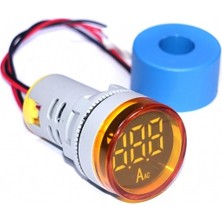 Nexo LED Göstergeli Ampermetre Sarı 22 mm
