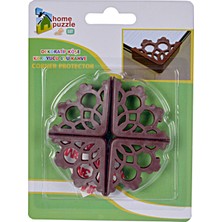 Home Puzzle Dekoratif Köşe Koruyucu 4'lü - Bordo