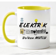 Nil Hediye Elektrik Mühendisi Kupa Bardağı Sarı