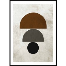 Beril Yamaç Design Studio Soyut Geometrik Şekillerden Oluşan Poster Tasarımı